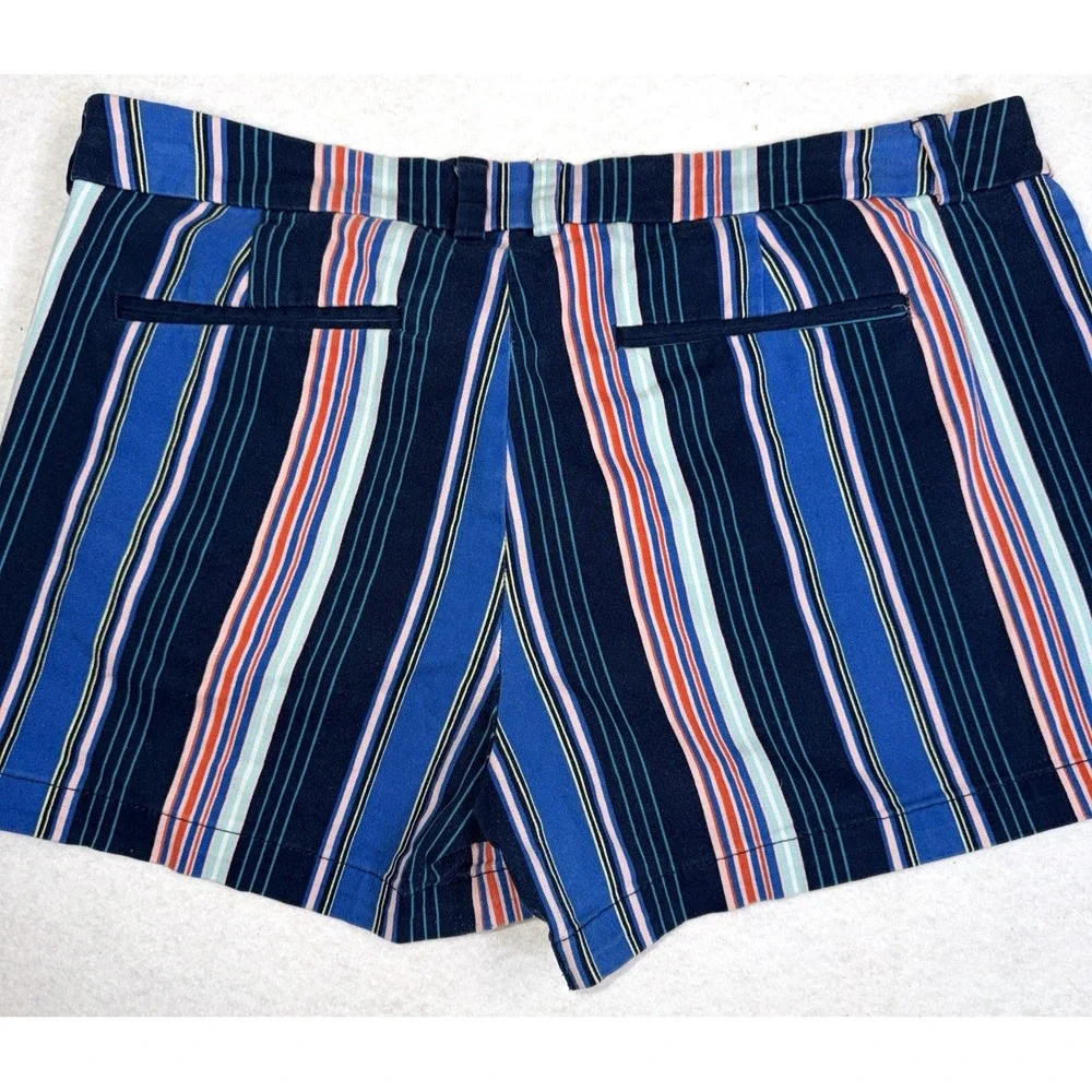 a.n.a. New Approach Striped Twill Shorts ~‎ Women's Size 14